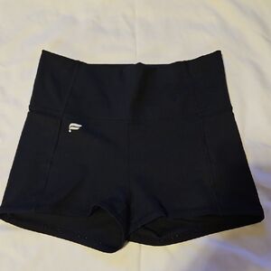 Fabletics Navy High-Waisted Shorts
